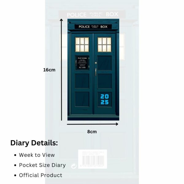 Doctor Who Slim Diary 2025