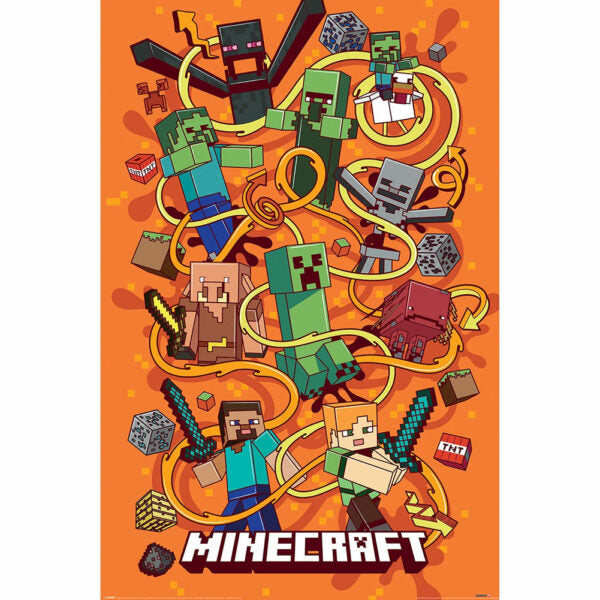 Minecraft Funtage Poster