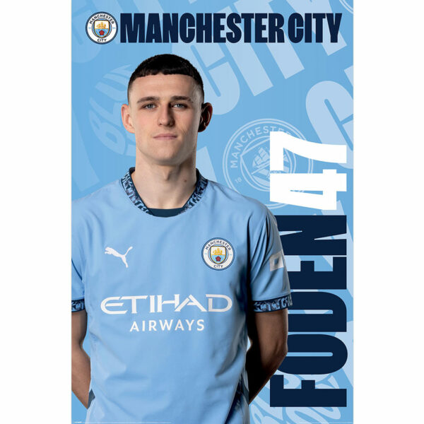 Manchester City FC Foden Poster