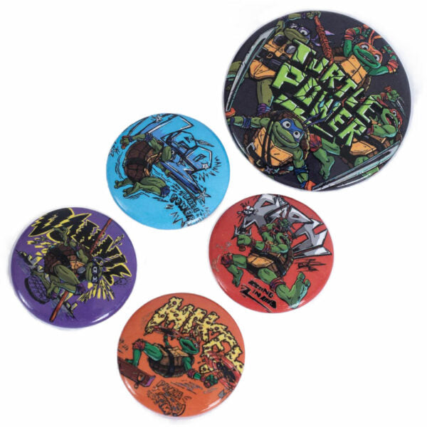 Teenage Mutant Ninja Turtles Button Badge Set