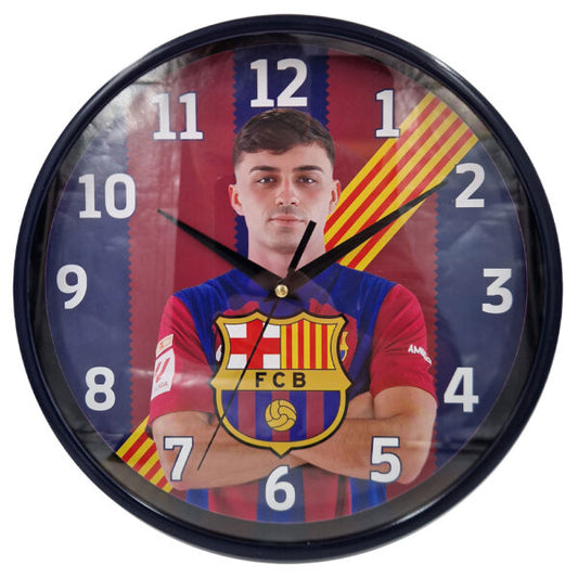 FC Barcelona Pedri Wall Clock