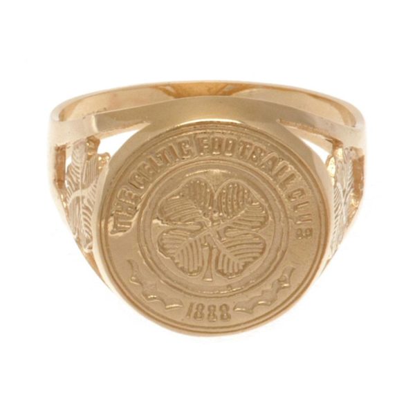 Celtic FC 9ct Gold Crest Ring