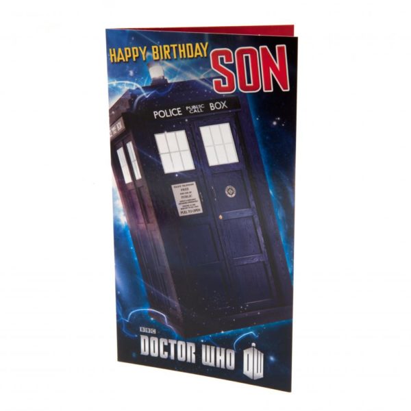 Doctor Who Birthday Card - Son