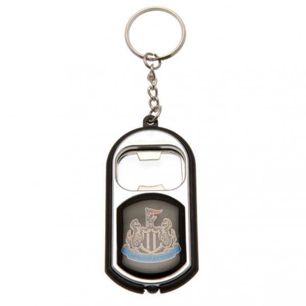 Newcastle United FC Keyring Torch Bottle Opener