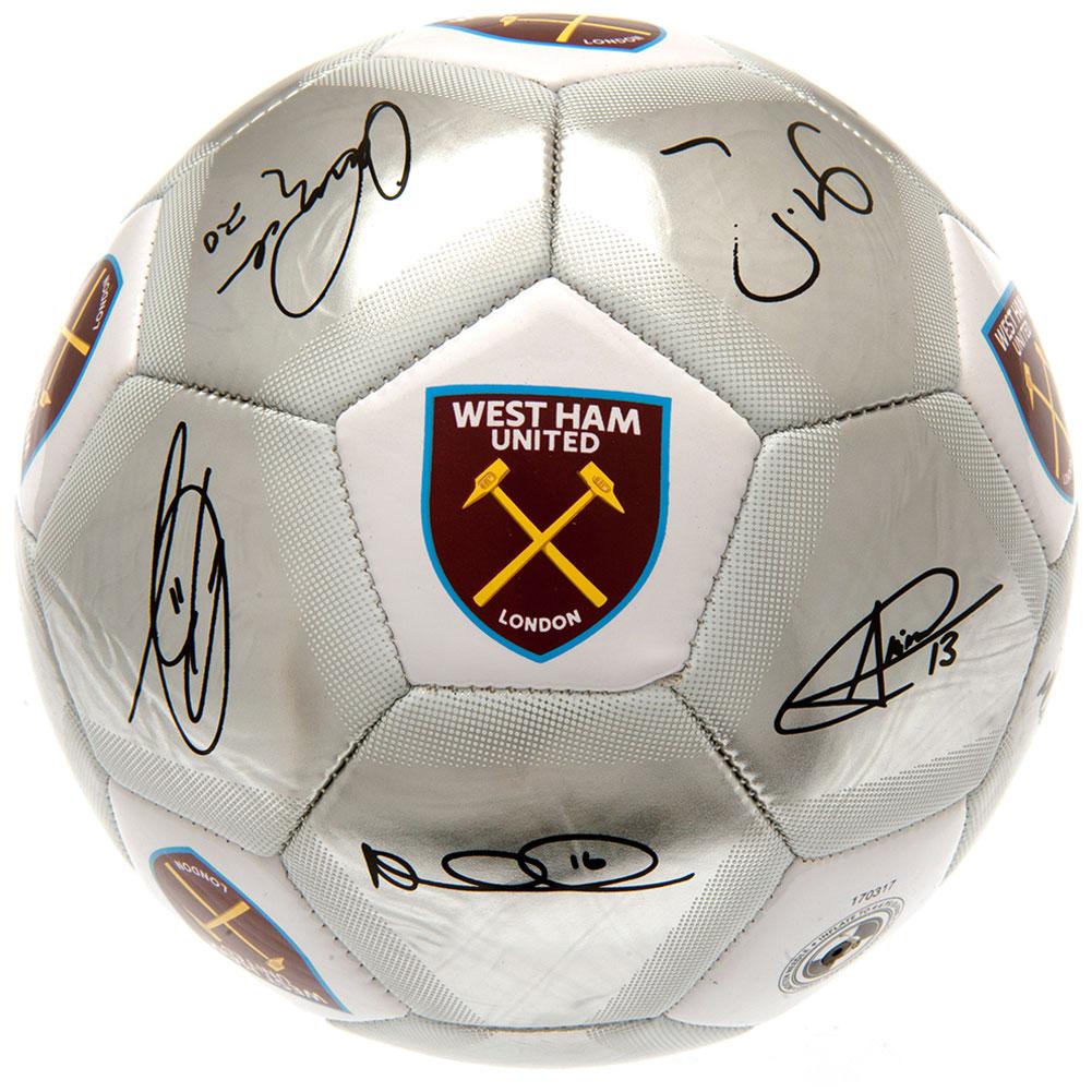 West Ham United FC Football Signature