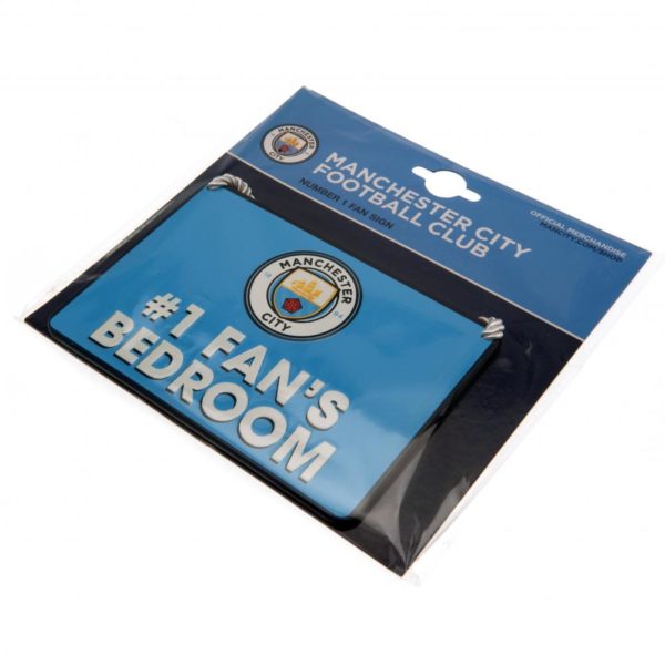 Manchester City FC Bedroom Sign No1 Fan