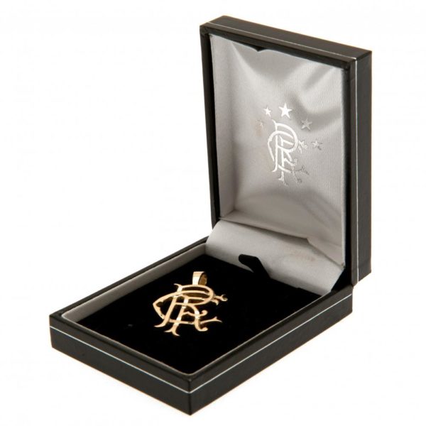 Rangers FC 9ct Gold Pendant Heavy Medium