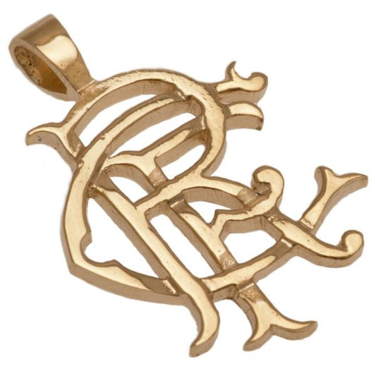 Rangers FC 9ct Gold Pendant Heavy Medium