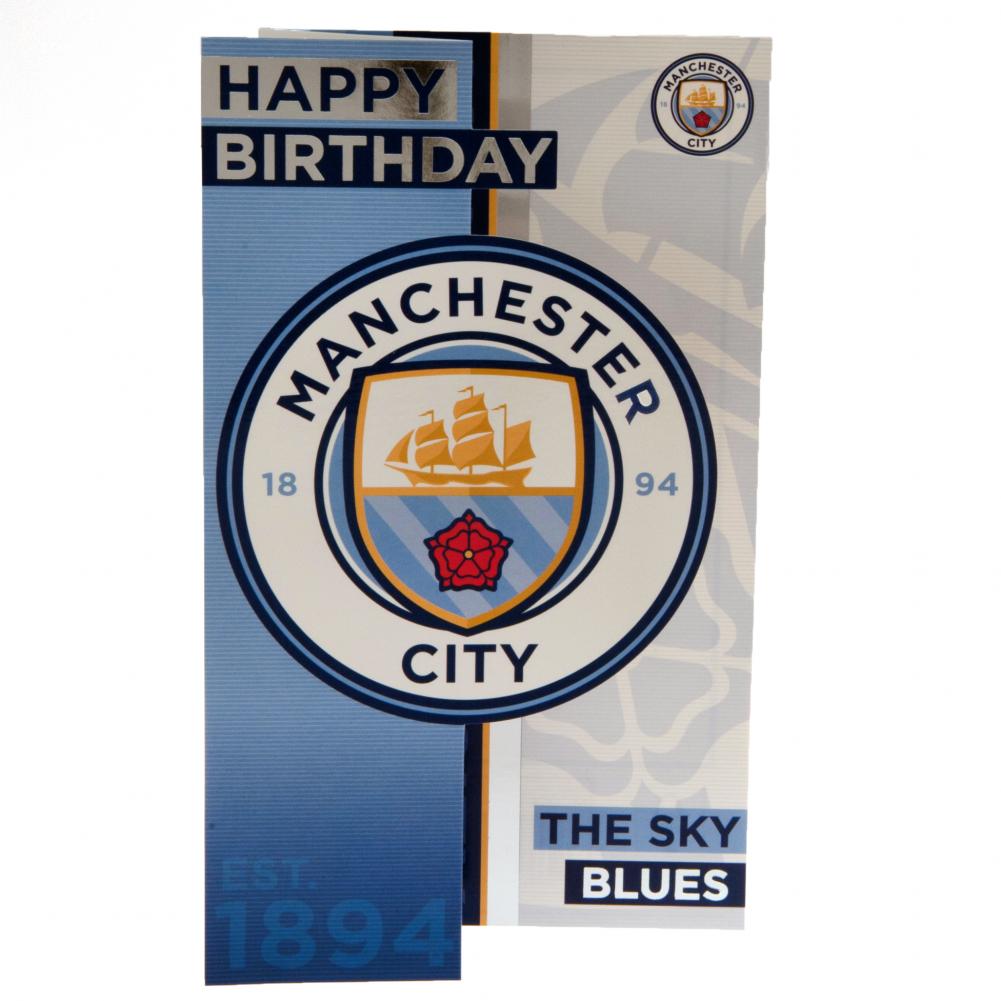 Manchester City FC Birthday Card