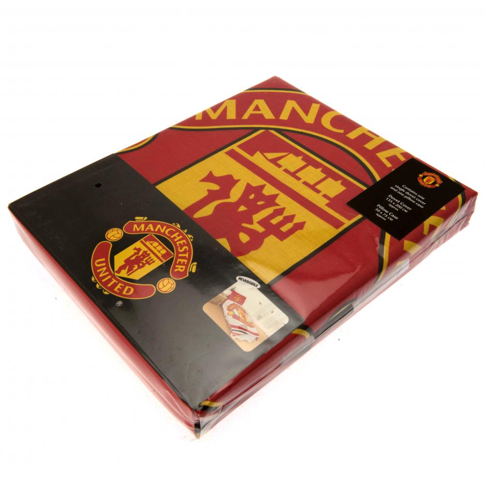 Manchester United FC Single Duvet Set