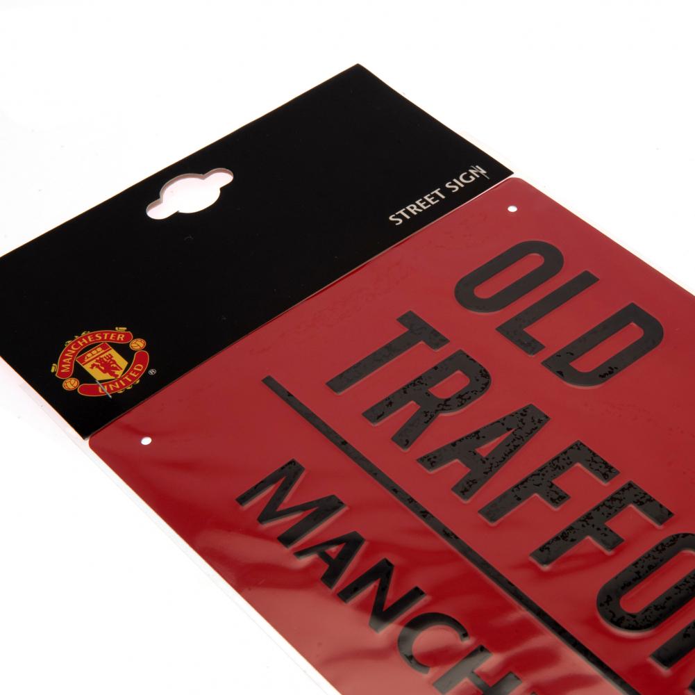 Manchester United FC Street Sign