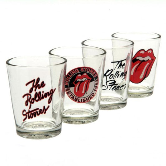 The Rolling Stones 4pk Shot Glass Set