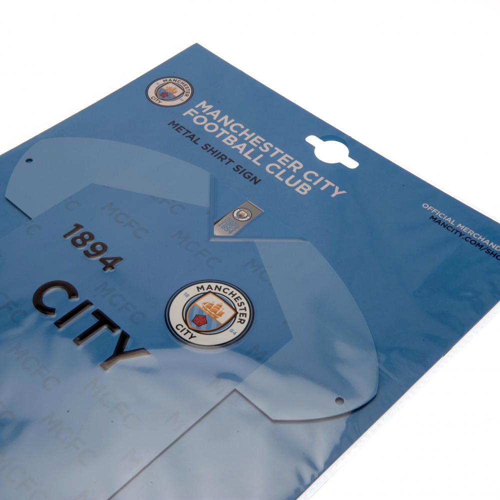 Manchester City FC Metal Shirt Sign