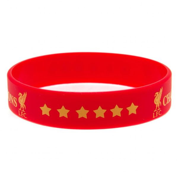 Liverpool FC Champions Of Europe Silicone Wristband