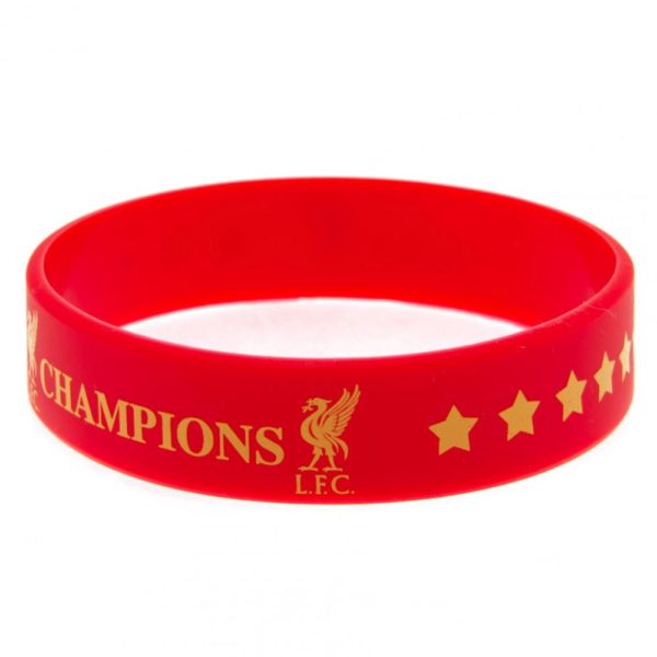 Liverpool FC Champions Of Europe Silicone Wristband