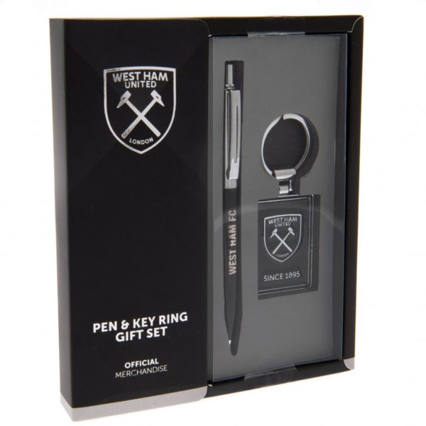 West Ham United FC Pen & Keyring Set