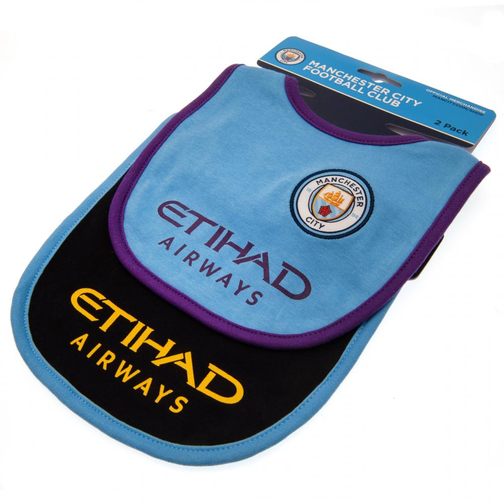 Manchester City FC 2 Pack Bibs