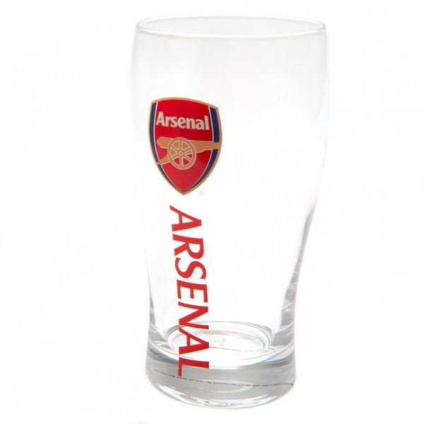 Arsenal FC Tulip Pint Glass