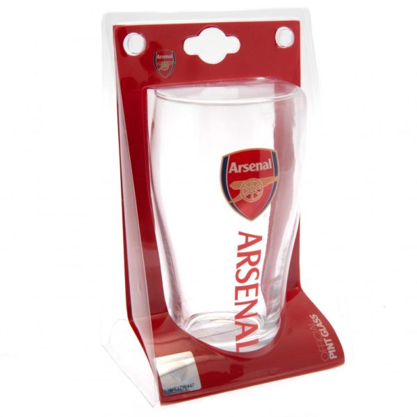 Arsenal FC Tulip Pint Glass