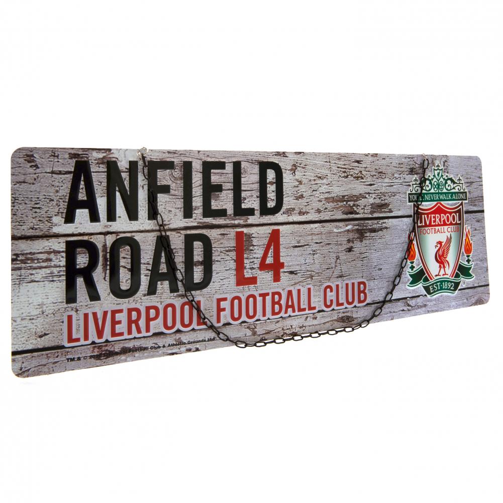 Liverpool FC Rustic Garden Sign