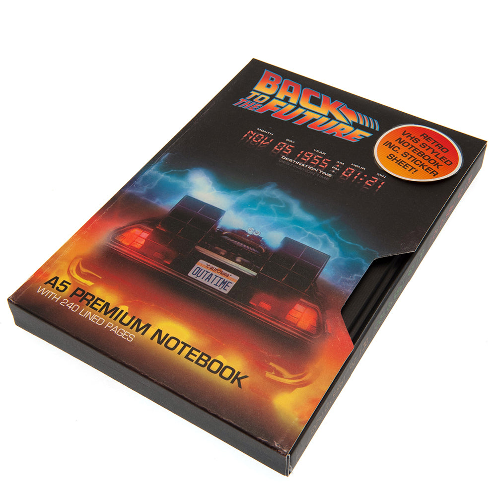 Back To The Future Premium Notebook - VHS