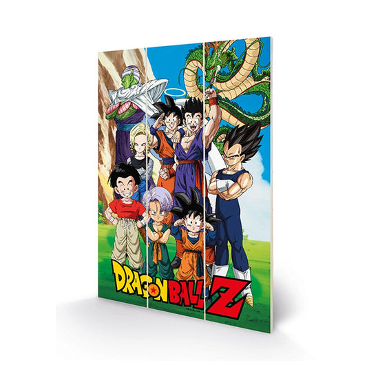 Dragon Ball Z Wood Print