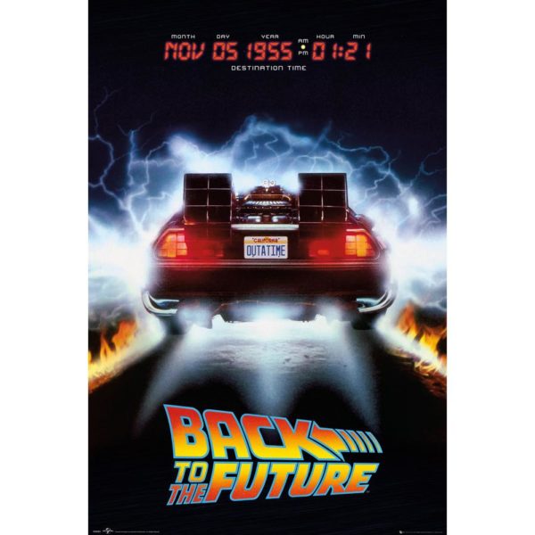 Back To The Future Poster - Delorean