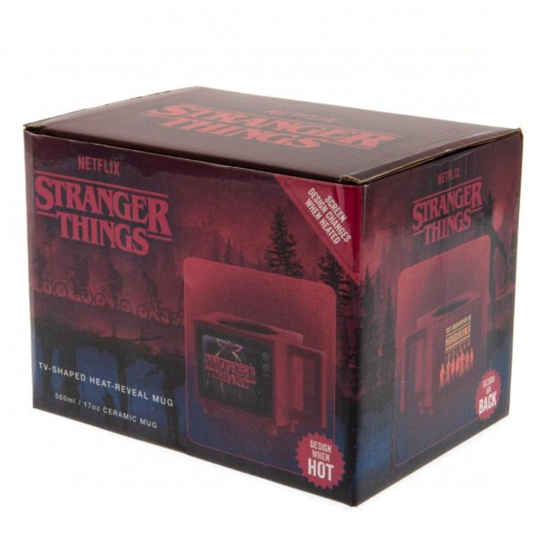 Stranger Things Retro TV Heat Changing 3D Mug