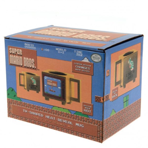 Super Mario Retro TV Heat Changing 3D Mug