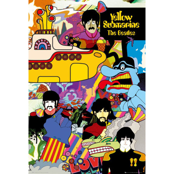 The Beatles Poster - Yellow Submarine