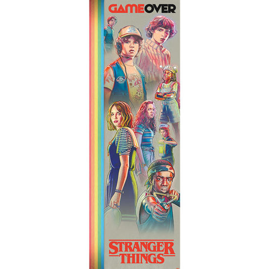 Stranger Things Door Poster - Game Over