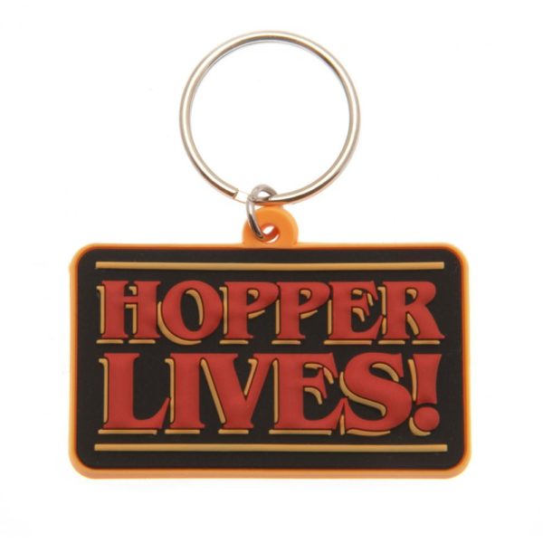 Stranger Things PVC Keyring - Hopper Lives!