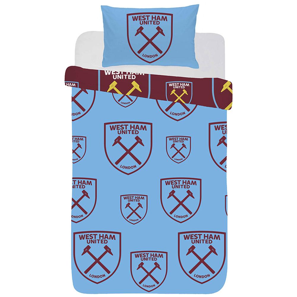 West Ham United FC Single Duvet Set