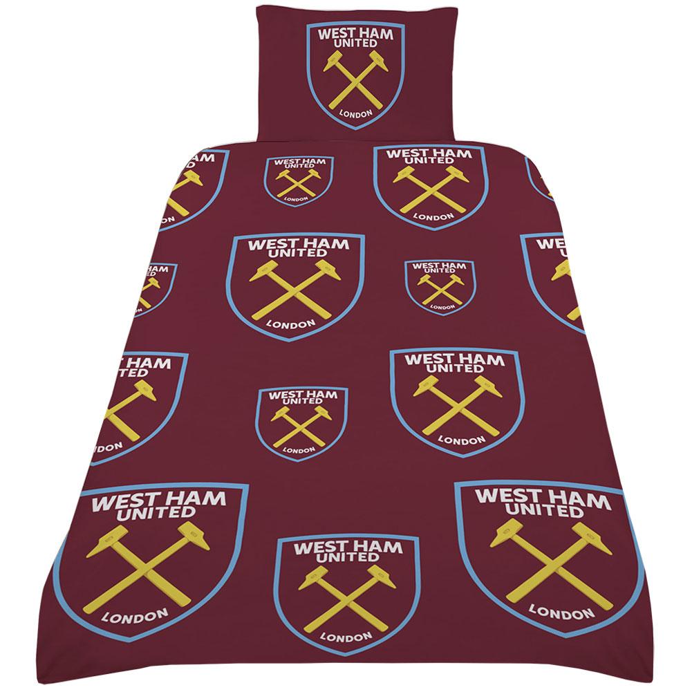 West Ham United FC Single Duvet Set