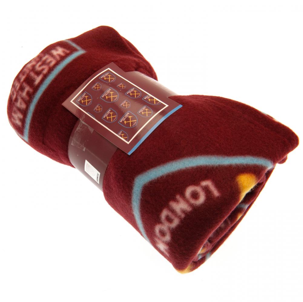 West Ham United FC Fleece Blanket