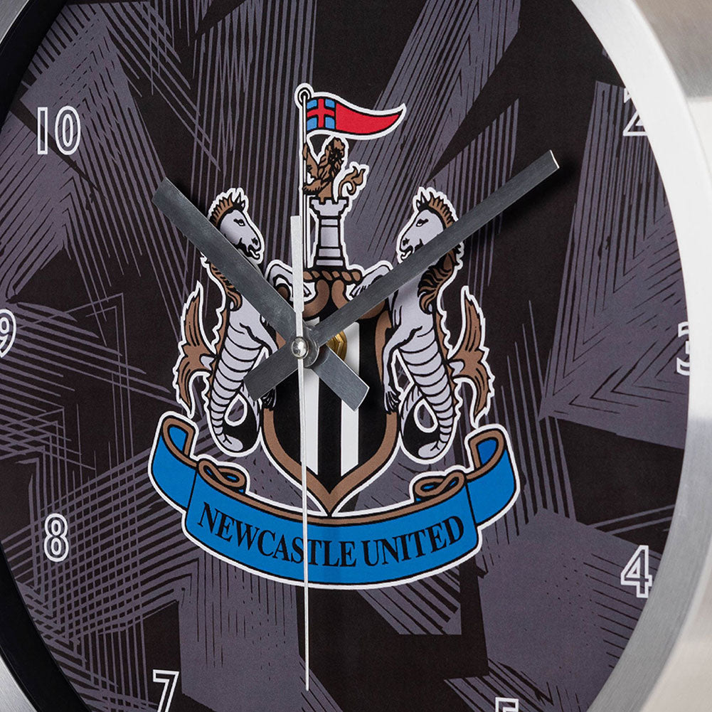 Newcastle United FC Metal Wall Clock