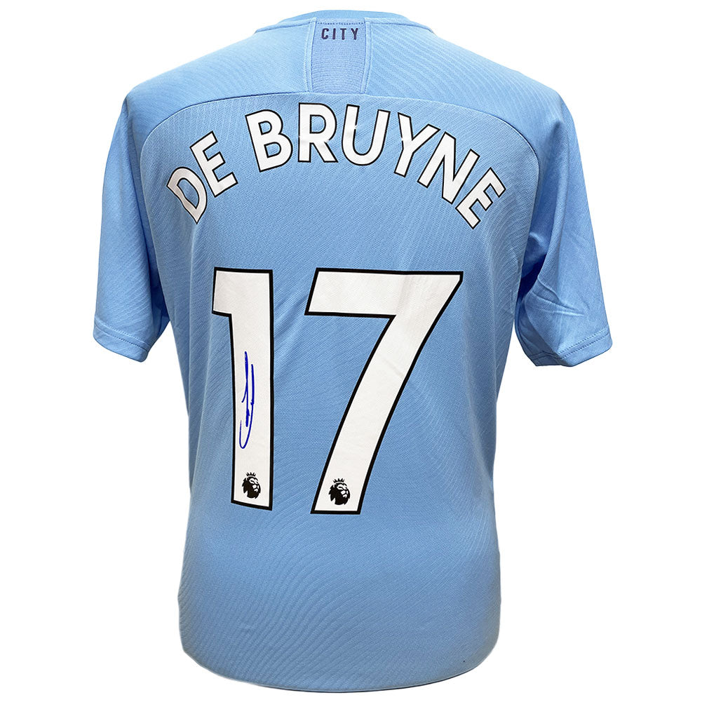 Manchester City FC De Bruyne Signed Shirt