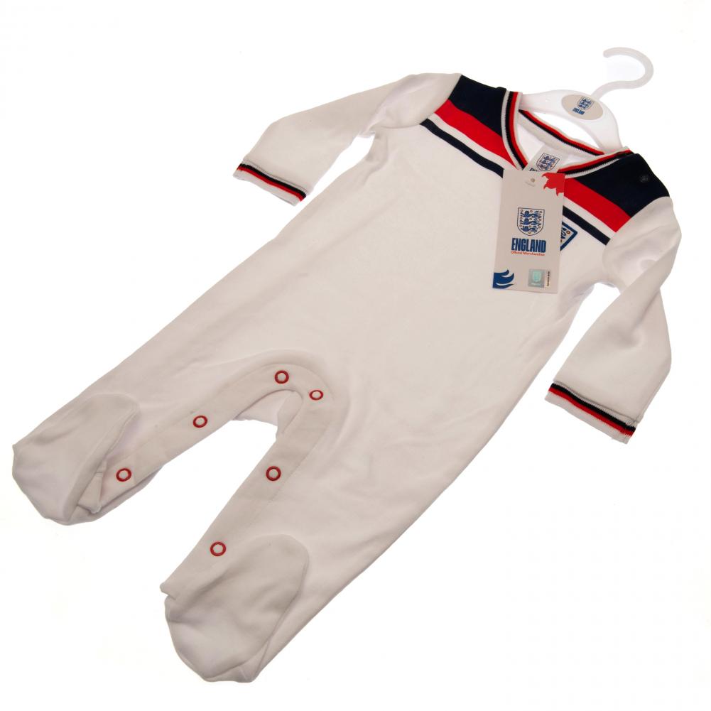 England FA Sleepsuit 82 Retro 12-18 Mths