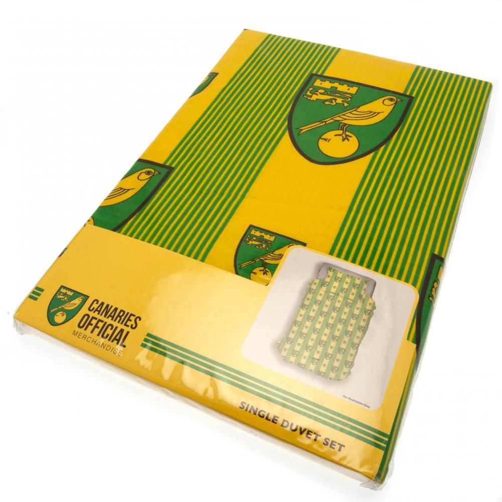 Norwich City FC Single Duvet Set