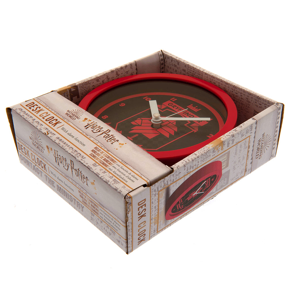 Harry Potter Desktop Clock - Gryffindor