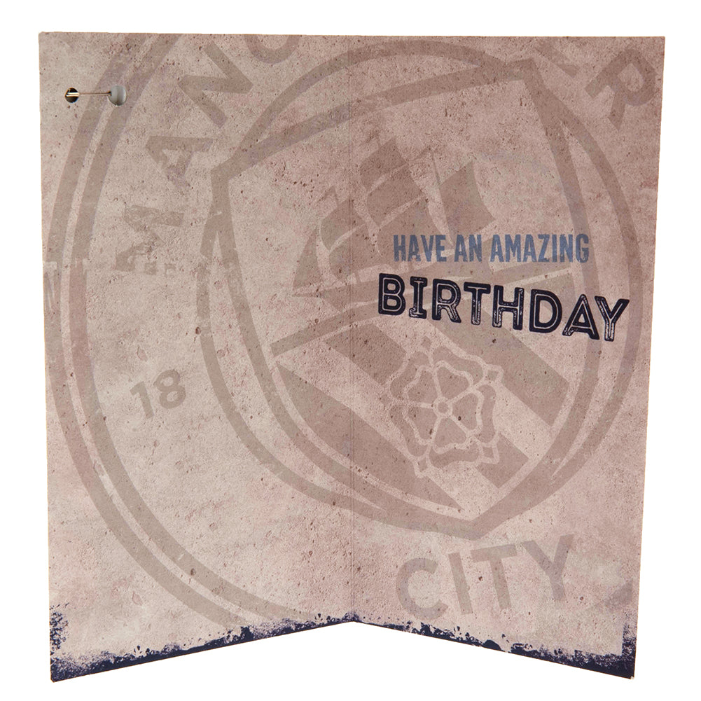 Manchester City FC Birthday Card (Boy)