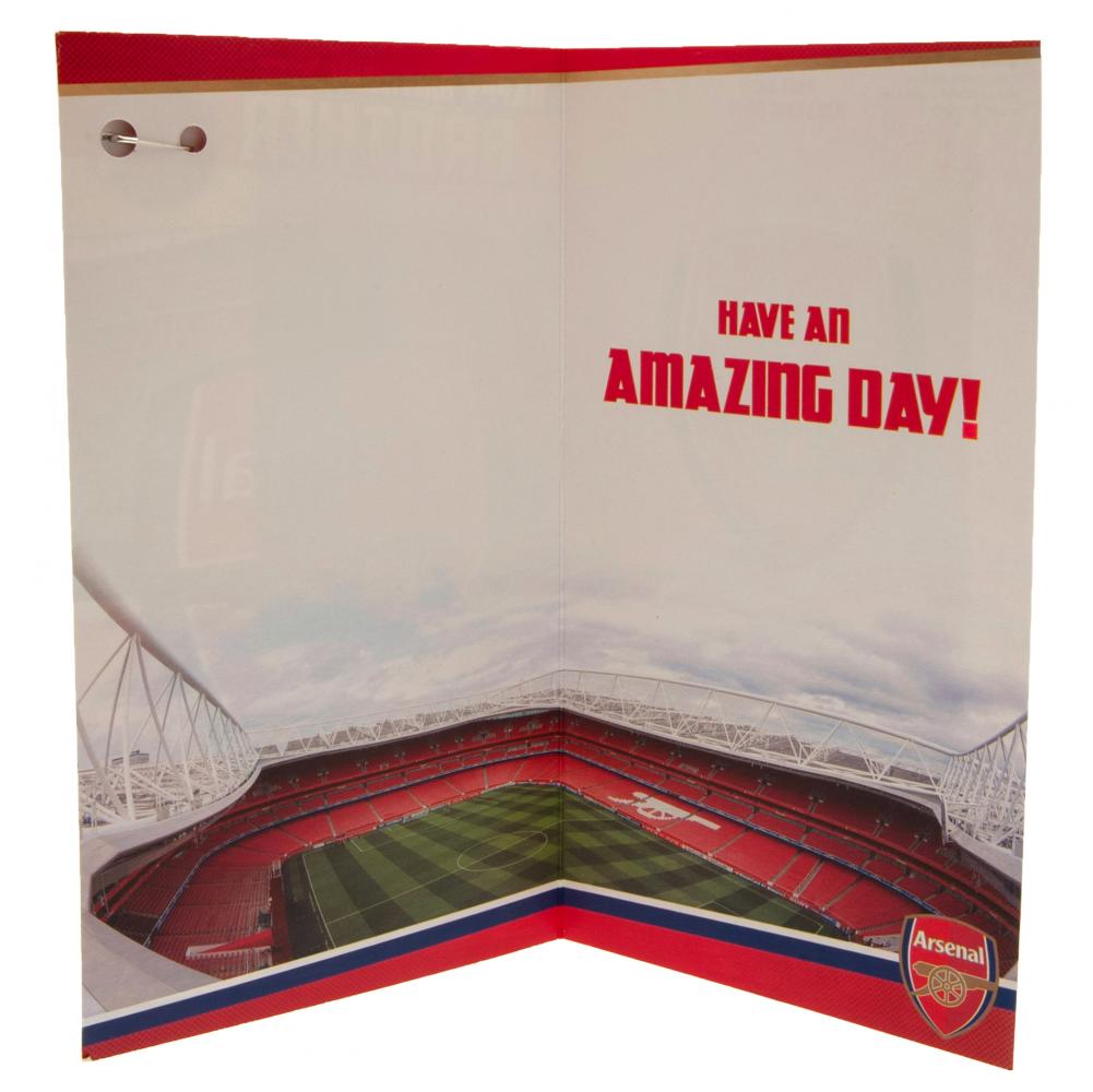 Arsenal FC Birthday Card Brother