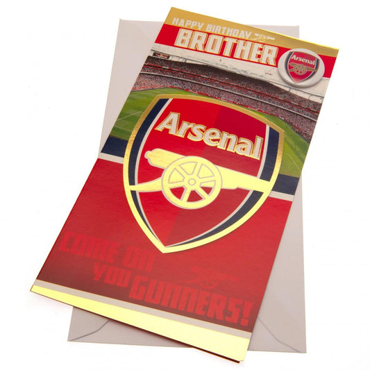 Arsenal FC Birthday Card Brother