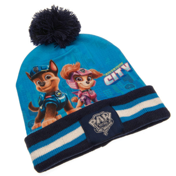 Paw Patrol Junior Bobble Hat & Glove Set