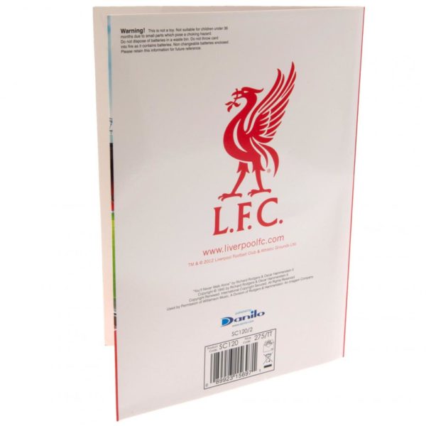 Liverpool FC Musical Birthday Card