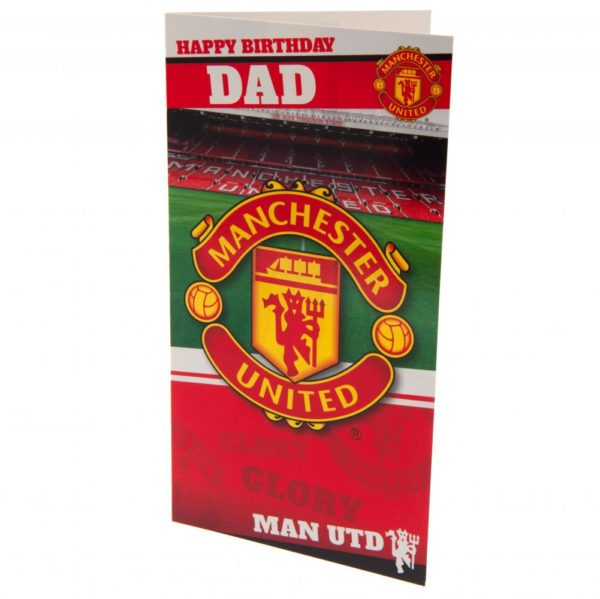 Manchester United FC Birthday Card - Dad