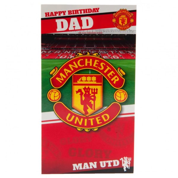 Manchester United FC Birthday Card - Dad