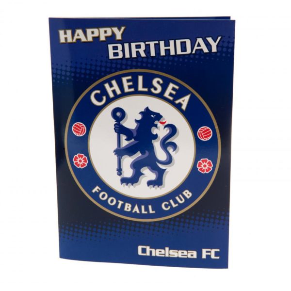 Chelsea FC Musical Birthday Card