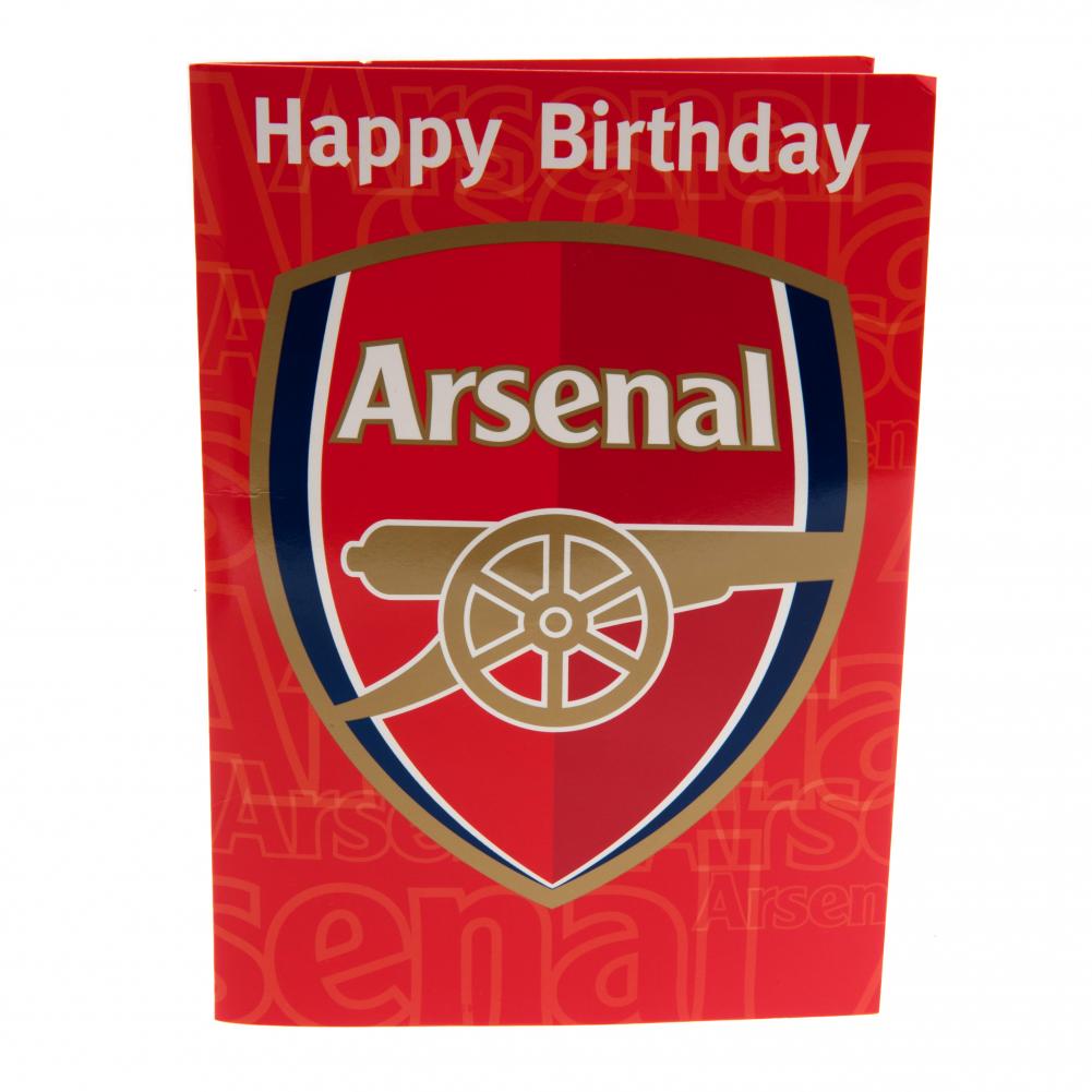 Arsenal FC Musical Birthday Card