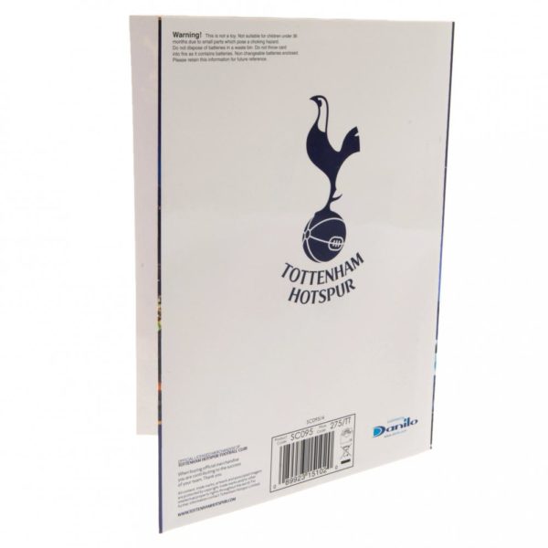 Tottenham Hotspur FC Musical Birthday Card